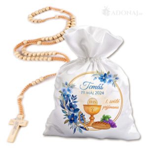 Ruženec - pre chlapca - Prvé sväté prijímanie - KALICH – Adonaj.cz Ruženec - pre chlapca - Prvé sväté prijímanie - KALICH